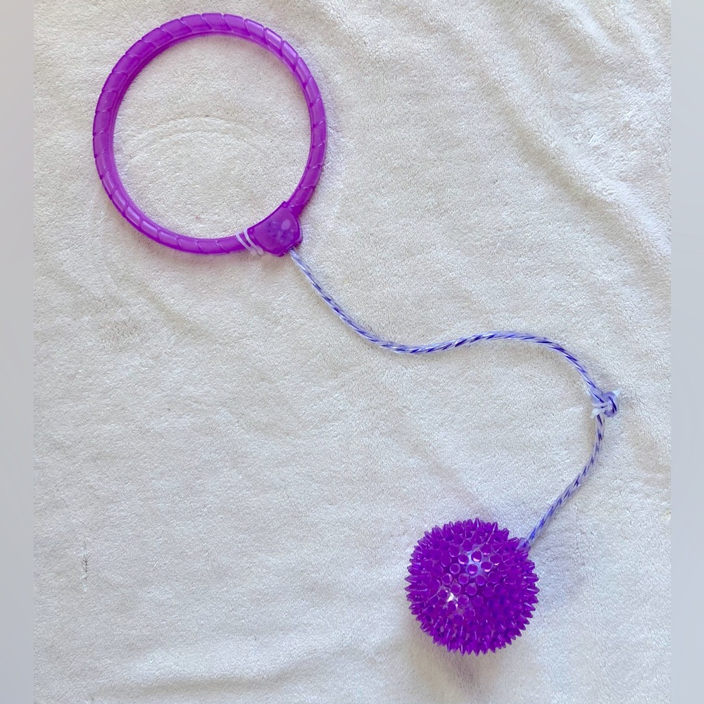 Light Up Ankle Skip Ball with Bright LEDs